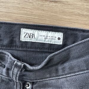 ZARA faded black jeans SZ 6